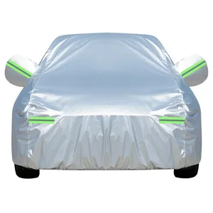 汽车罩防水全天候6层户外防雨防紫外线防雪带拉链棉SUV汽车罩