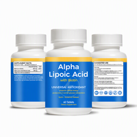 Comprimés d'acide alpha-lipoïque à marque privée avec biotine pour adultes – Soutien antioxydant pour un vieillissement sain – Fabricant de suppléments ALA OEM