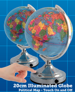 Globo Terrestre Cinese da 20 cm, Base in Metallo con Meridiani a 360° °   Globo Terrestre Girevole Educativo da Scrivania per Insegnamento Scolastico, Decorazione Casa, Regalo - Product Image 6