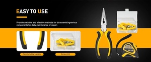 Outils d'entretien ménager polyvalents, boîte à outils <span class=keywords><strong>de</strong></span> <span class=keywords><strong>bricolage</strong></span> <span class=keywords><strong>de</strong></span> base pour la maison, le garage, la réparation automobile - Product Image 6