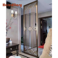 Paravent de séparation intérieur en acier inoxydable pour salon, design moderne doré, panneau décoratif en acier inoxydable sur mesure