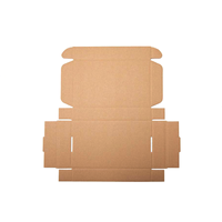 Boîte d'emballage pliable en carton ondulé durable conçue sur mesure pour l'expédition de produits électroniques Matériel d'impression en relief