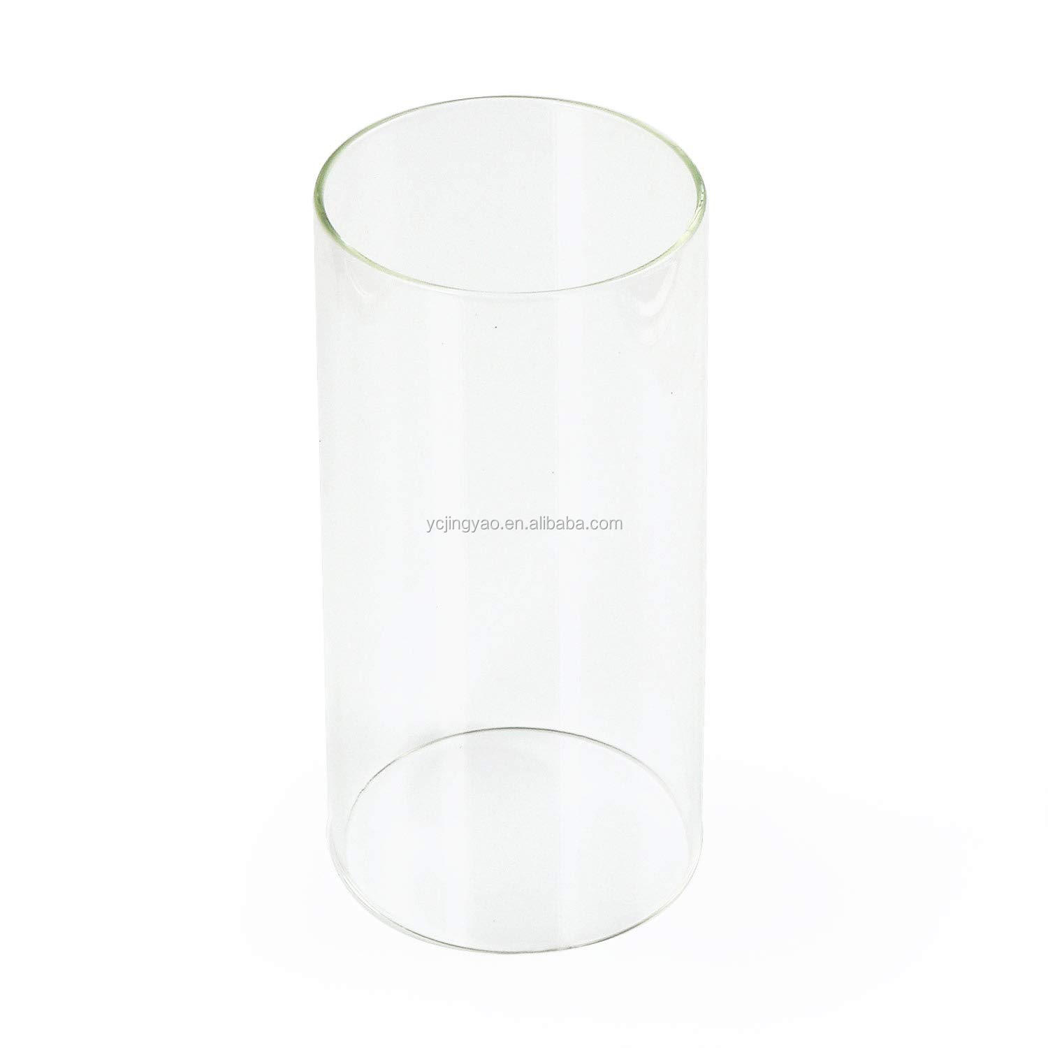 Индивидуальные обе концы открытые цилиндры из боросиликатного стекла для крышки свечи