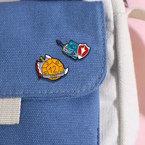 Pin de Solapa Creativo y Divertido con Diseño de Diablo Vaquero, Dragón y Cofre de Dados, Accesorio para Mochila - Product Image 3