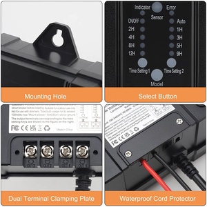 Etl Transformateur de bloc d'alimentation basse tension de 100 watts <span class=keywords><strong>pour</strong></span> le transformateur extérieur de projecteur d'éclairage de paysage de jardin extérieur - Product Image 3