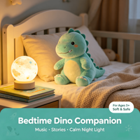 Peluche Dinosaure Chanteur Prix de Gros, Jouet Éducatif Intelligent en Coton Doux, Dessin Animé Mignon, Cadeau de Fête