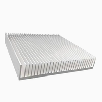 Radiateur en aluminium extrudé avec surface anodisée personnalisée, dissipateur thermique LED haute puissance, fournisseur Chine