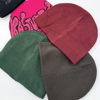 Gorros de Punto Cortos Jacquard Y2K con Estampado Personalizado, Gorros de Invierno, Gorra de Diseñador, Gorro de Estilo Urbano Desgastado, Gorro de Calavera al por Mayor para Hombre