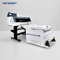 Impresora DTF Digital de Cama Plana de Doble Cabezal de 60 cm de Alta Eficiencia para Impresión de Prendas y Ropa