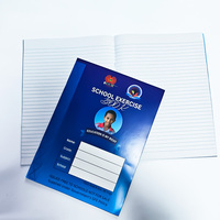Cuaderno de Ejercicios Personalizado para Escuelas, Venta al por Mayor de Fábrica, Cuaderno Rayado para Estudiantes, Impresión Personalizada, Suministros Escolares