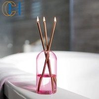 C & H Vente En Vrac Fabriqué À La Main Élégante Décoration De La Maison Bougie Brûlante Sans Fin Grandes Longues Bougies Sans Goutte À Goutte
