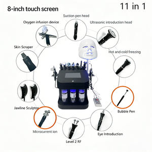 Máquina Hidrofacial Multifunción Blanca y Negra, Dispositivo de Cuidado de la Piel para Limpieza Profunda, Lifting e Hidratación - Product Image 5