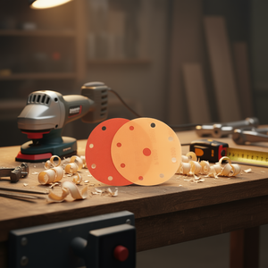 Disque de ponçage 15 trous, grain 400, support en film pour ponceuse orbitale - Product Image 3