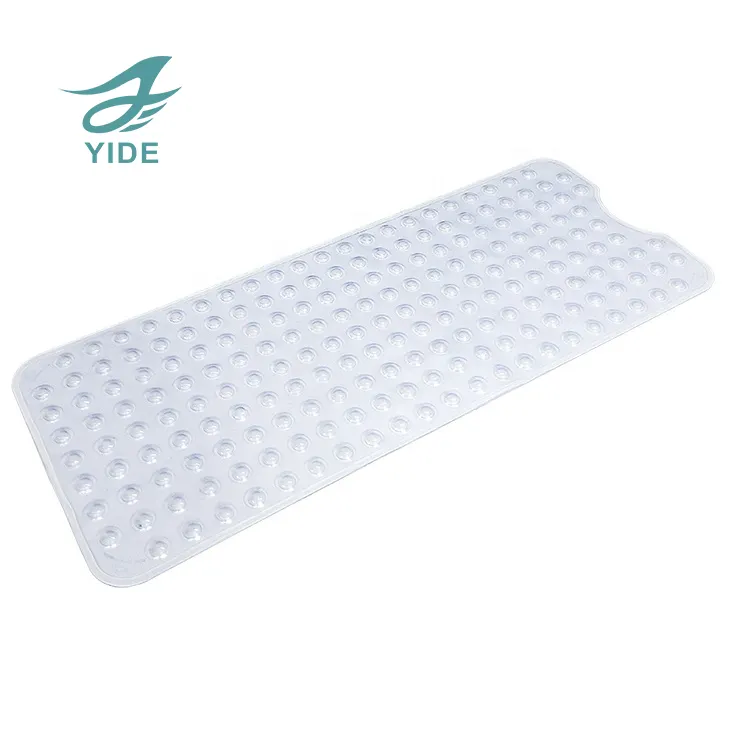 YIDE PVC Non-slip Bath Mat Shower Bath Foot Massage Bathroom and Toilet Mats with Suction Cups Bathroom Products