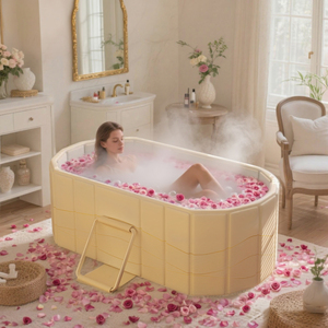 Baignoire pliante en PVC Vanace, très résistante, pour 1 à 2 personnes, bain froid, piscine de plongeon, 60 gallons+, pour usage extérieur - Product Image 1