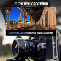 SIRUI-andador Nocturno De 16mm T1.2 75mm T1.2, APS-C De Gran Apertura, Lente De Cine S35 Para so Ny E Can sur RF Fuji X L M4/3,