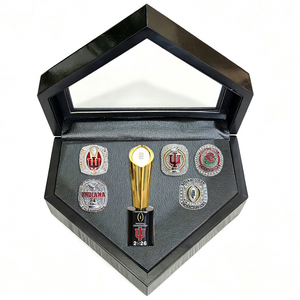 <span class=keywords><strong>Bague</strong></span> de championnat de football des Indiana University Mountaineers 2025, best-seller - Ensemble de bijoux commémoratifs pour les fans - Product Image 6