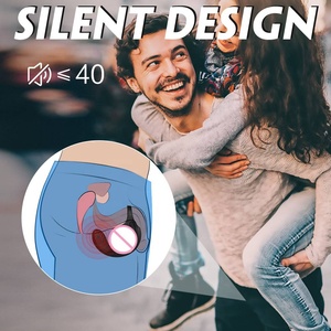 Anneaux péniens doubles en silicone rechargeables pour hommes – Manchon et anneau de pénis pour le plaisir masculin - Product Image 6