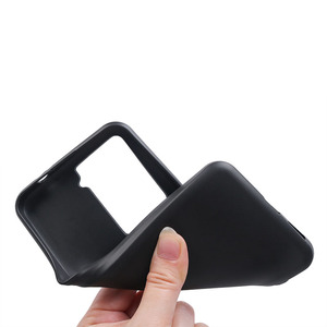 Silicone chống sốc điện thoại di động trường hợp đối với <span class=keywords><strong>HTC</strong></span> mong muốn 22 U23 U24 Pro Đen TPU bảo vệ mềm Cover quay lại - Product Image 5