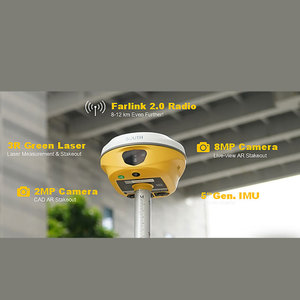 1698 Channel IMU Laser <span class=keywords><strong>GNSS</strong></span> <span class=keywords><strong>RTK</strong></span> Receiver SOUTH ALPS2 Alat Pengukuran Tanah <span class=keywords><strong>GPS</strong></span> AR Genggam Tahan Air IP68 - Product Image 5