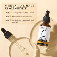 Sérum VC au Collagène et Hyaluronate de Sodium Hydratant, Éclaircissant, Anti-rides, Effet Blanchissant, Vente Chaude, Marque Privée