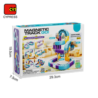 Nouveauté : Jouet de train DIY, voie magique, cube de piste, kits de construction, pistes à gravité, ensemble de train électrique pour enfants