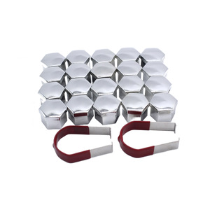 Lug Nut Protective Cap Removal Tools 20Pcs Plastic <b>Clips</b> With Metal <b>Hooks</b> For Car Wheel Hub 17mm Repair Replacement - Product Image 5