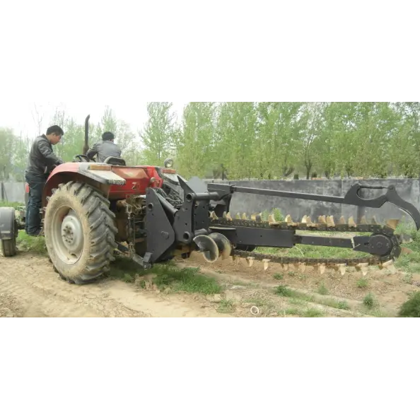 Trencher Motosega di Ammaraggio Trencher Per Skid Steer Loader e Trattore