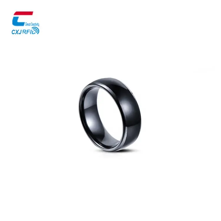 Nouveau Design Nfc Ring Mifare Classic 1K Nfc Pay Ring Céramique Nfc Rfid Contrôle D'accès Smart Ring