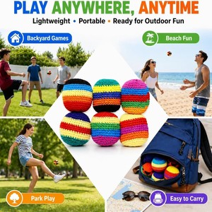 Bolsa de Fútbol de Suelo de <span class=keywords><strong>8</strong></span> Paneles de Gamuza Rellena de <span class=keywords><strong>Arena</strong></span>, Hacky Sack, Juguete de Malabares Freestyle, con Logotipo Personalizado para Entrenamiento y Juegos al Aire Libre - Product Image 5