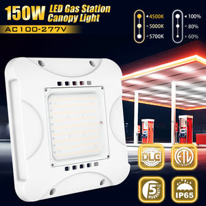 Lámpara LED Impermeable NGT para Gasolinera, 150W, Ultra Brillante, 21000 Lúmenes, para Exteriores, Garajes, Metro, 100-277V, con Certificación DLC - Product Image 1