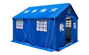 Tente de secours en tissu Oxford à double couche pour la saison hivernale, avec structure en acier et poteaux en aluminium, pour 2 personnes, utilisation extérieure - Product Image 3