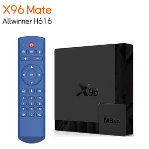 صندوق تلفاز X96 Mate G 5G مزدوج واي فاي بنظام أندرويد 4G 32G مجموعة صندوق علوي X96 Mate 4K TVBOX Allwinner H616 BT5.0