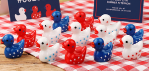 Mini Patos de Resina, Pequeñas Figuras en Miniatura para el Día de la Independencia, Decoración para Jardín de Hadas, Recuerdos para Fiestas, Manualidades, Decoración para Casa de Muñecas - Product Image 6