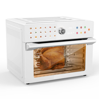 Horno Tostador Digital de Gran Capacidad 30L, Horno de Convección Eléctrico Inteligente Multifunción para Asar y Hornear