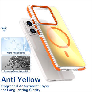 Caméléon magnétique sans fil charge antichoc coque de téléphone Tpu <span class=keywords><strong>Snti</strong></span> Protection contre les rayures couverture de téléphone pour Xiaomi 14T - Product Image 6