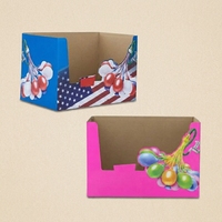 Présentoir de comptoir en carton kraft personnalisé, présentoir de table en carton, présentoir de jouets en carton pour comptoir