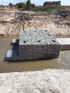 ISO CE nhà máy nặng mạ kẽm Xuất xứ gabion xoắn đôi gabion giỏ tường Sông ngân hàng bảo vệ RENO nệm - Product Image 2