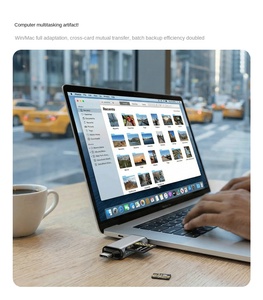 3.0 hogesnelheidskaartlezer SD/TF multifunctioneel USB/Type-C externe aluminium behuizing 16/15 mobiele telefoon alles-in-één spiegelreflexcamera - Product Image 5