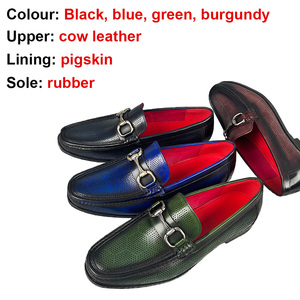 <span class=keywords><strong>Mocassins</strong></span> en cuir décontractés pour hommes, confortables et tendance, à enfiler, pour les soirées, semelle souple en caoutchouc, personnalisables - Product Image 3