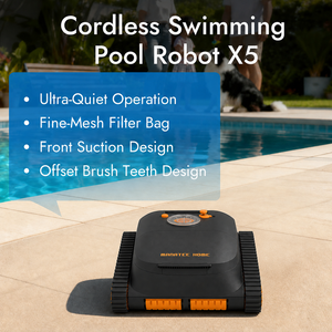 Aspirateur robot intelligent sans fil mural pour piscine, nettoyeur automatique de piscine - Product Image 3