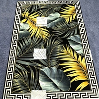 Carrelage en porcelaine effet cristal doré 1600*2400mm, taille personnalisée pour hôtel, villa, hall, centre commercial, maison