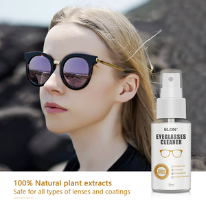 Nettoyant pour verres 20ml Logo OEM 100% Kit de nettoyage pour lunettes naturelles Chiffon de nettoyage en microfibre Tournevis pour lunettes optiques - Product Image 2