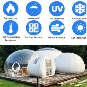 Tente gonflable de Camping à bulles écologiques, simple Tunnel extérieur, g - Product Image 2