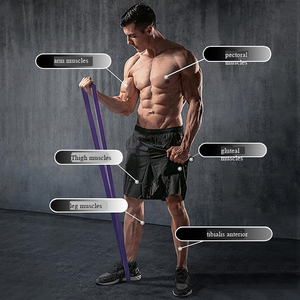 Bandes de Résistance Élastiques TPE Deep Fitness de Haute Qualité pour Entraînement de Force et Assistance aux Tractions - Product Image 6