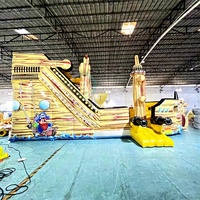 Château gonflable avec toboggan, combo de château gonflable pour enfants, idéal pour la location, les événements et les entreprises