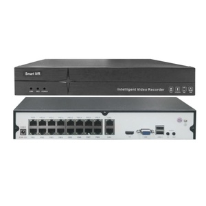 P2P Áudio Em Dois Sentidos Reprodução <span class=keywords><strong>POE</strong></span> <span class=keywords><strong>NVR</strong></span> SÉRIE 1 HDD 16CH 4K Smart AI Network Video Recorder - Product Image 1