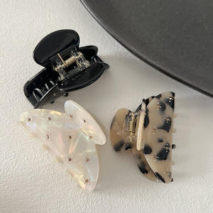 Qianjin sıcak satmak saç tokası asetat asit malzeme yıldız elmas köpekbalığı pençe klip tasarım saç aksesuarları kadınlar için - Product Image 1