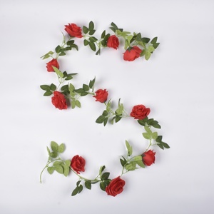 Nhân Tạo Hoa Mẫu Đơn Hoa Mây 10 Hoa Hồng Mây Trang Trí Đám Cưới Trần Tường Treo Hoa Mây - Product Image 1