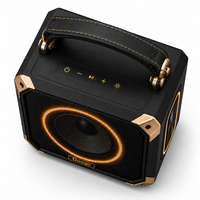DG218 Nouveau style d'enceinte Bluetooth classique, radio FM/TF/USB/TWS, stéréo, super basses, enceinte sans fil BT, woofer portable, enceinte musicale